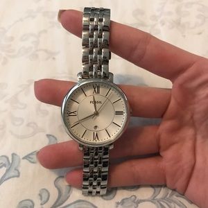 Women’s Fossil Watch silver LIKE NEW